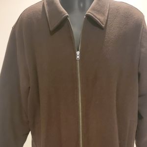 Men's Large Brown Timberland wool jacket